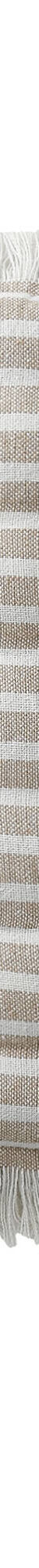 Galette de chaise carrée rayée à franges - lot de 2 (beige) Galette de chaise carrée rayée à franges - lot de 2 (beige)